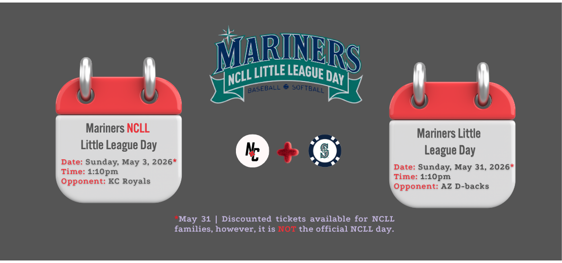 Mariner/NCLL Little League Days